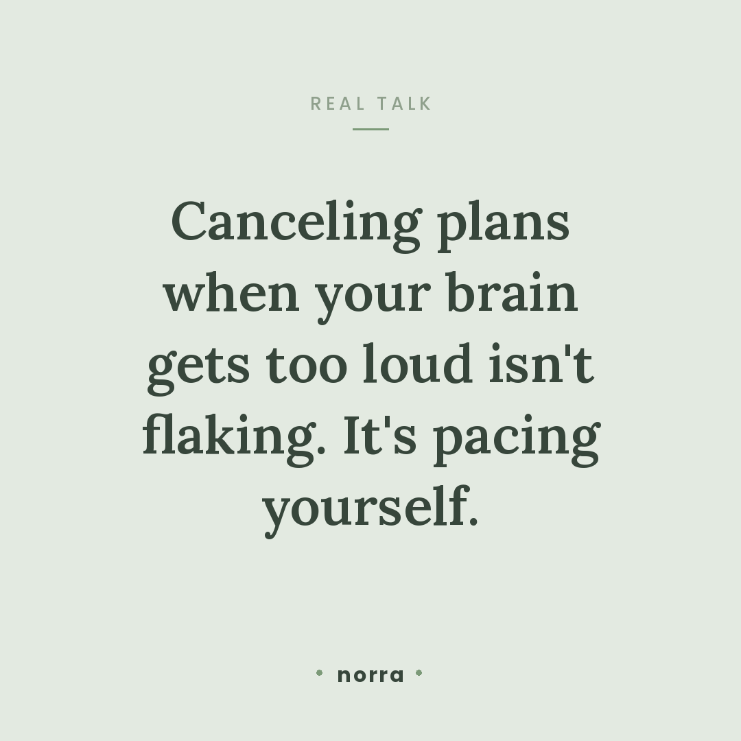 Norra social post — sage